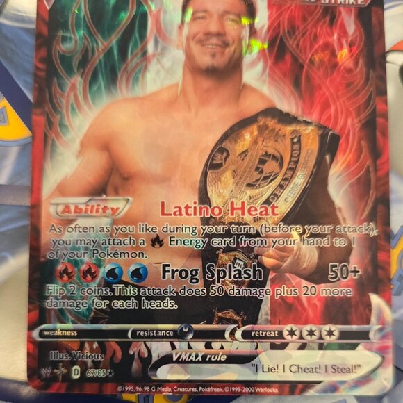 Eddie Guerrero Pokemon Card - Picture 8 of 9